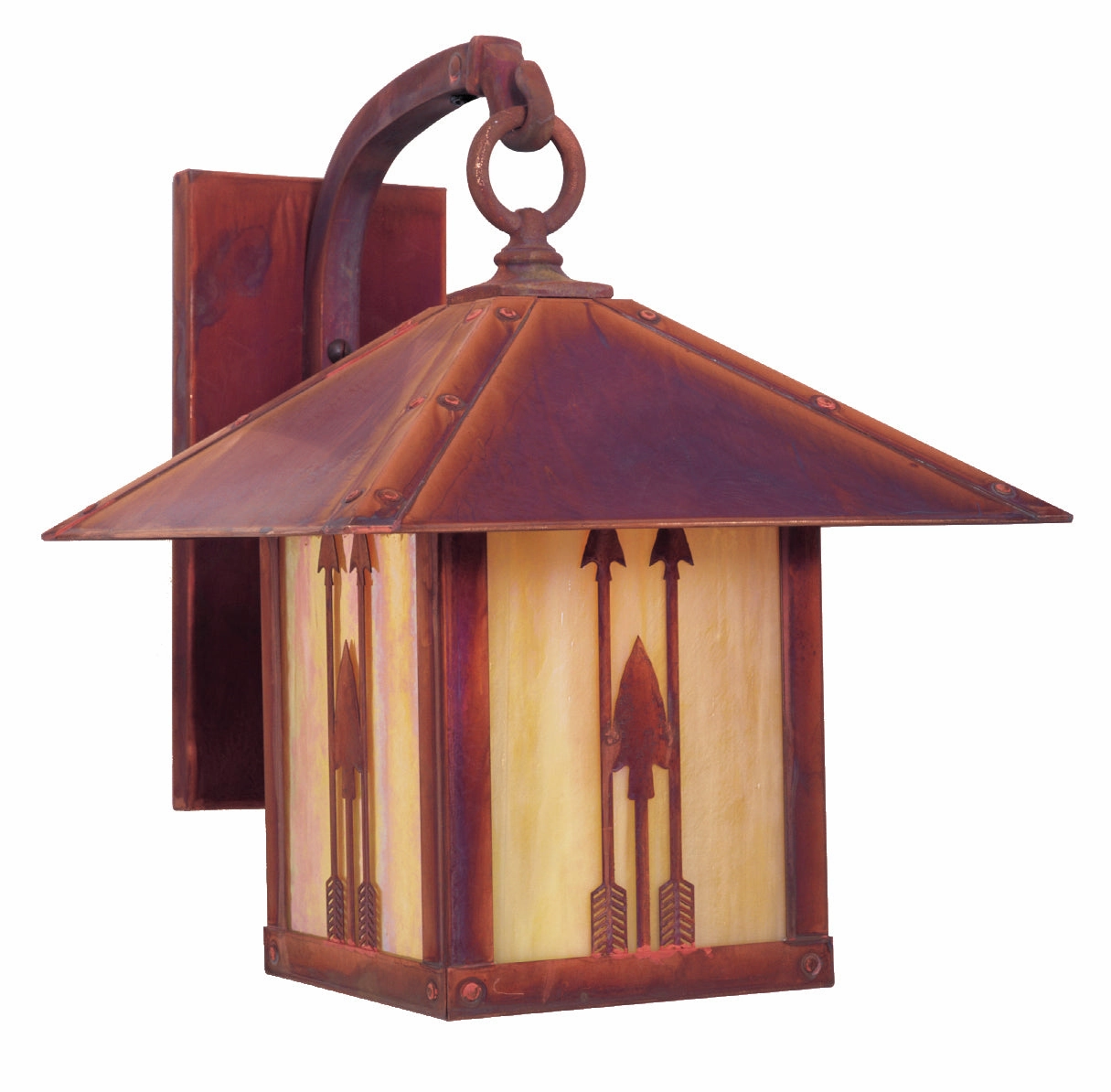 Timber Ridge One Light Wall Mount Raw CopperOutdoor wall sconces with motion sensor