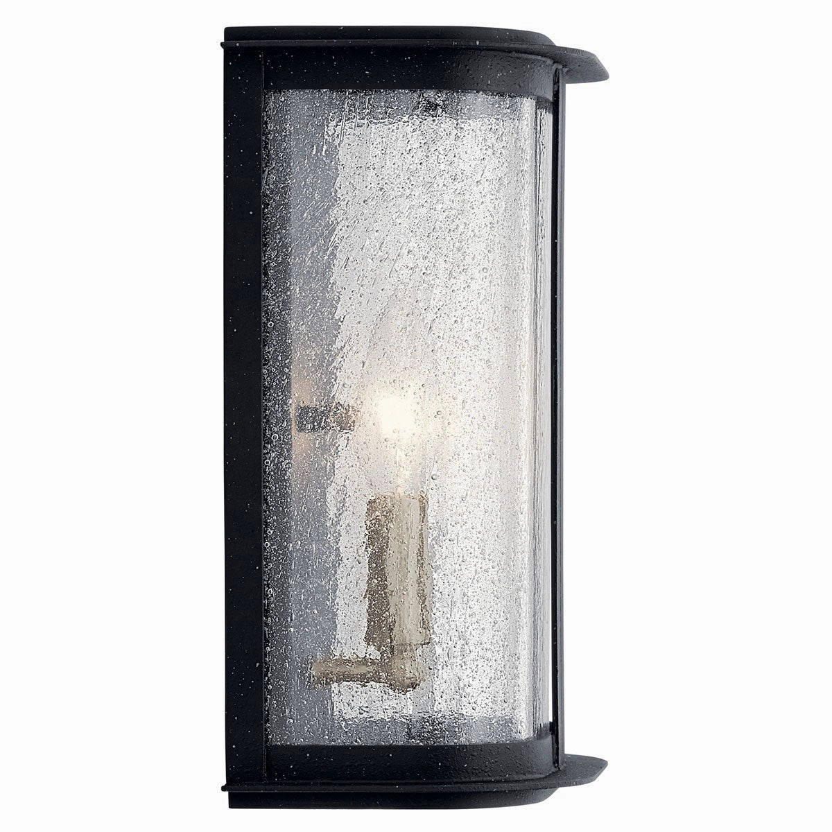 Timmin One Light Outdoor Wall Mount Distressed Black