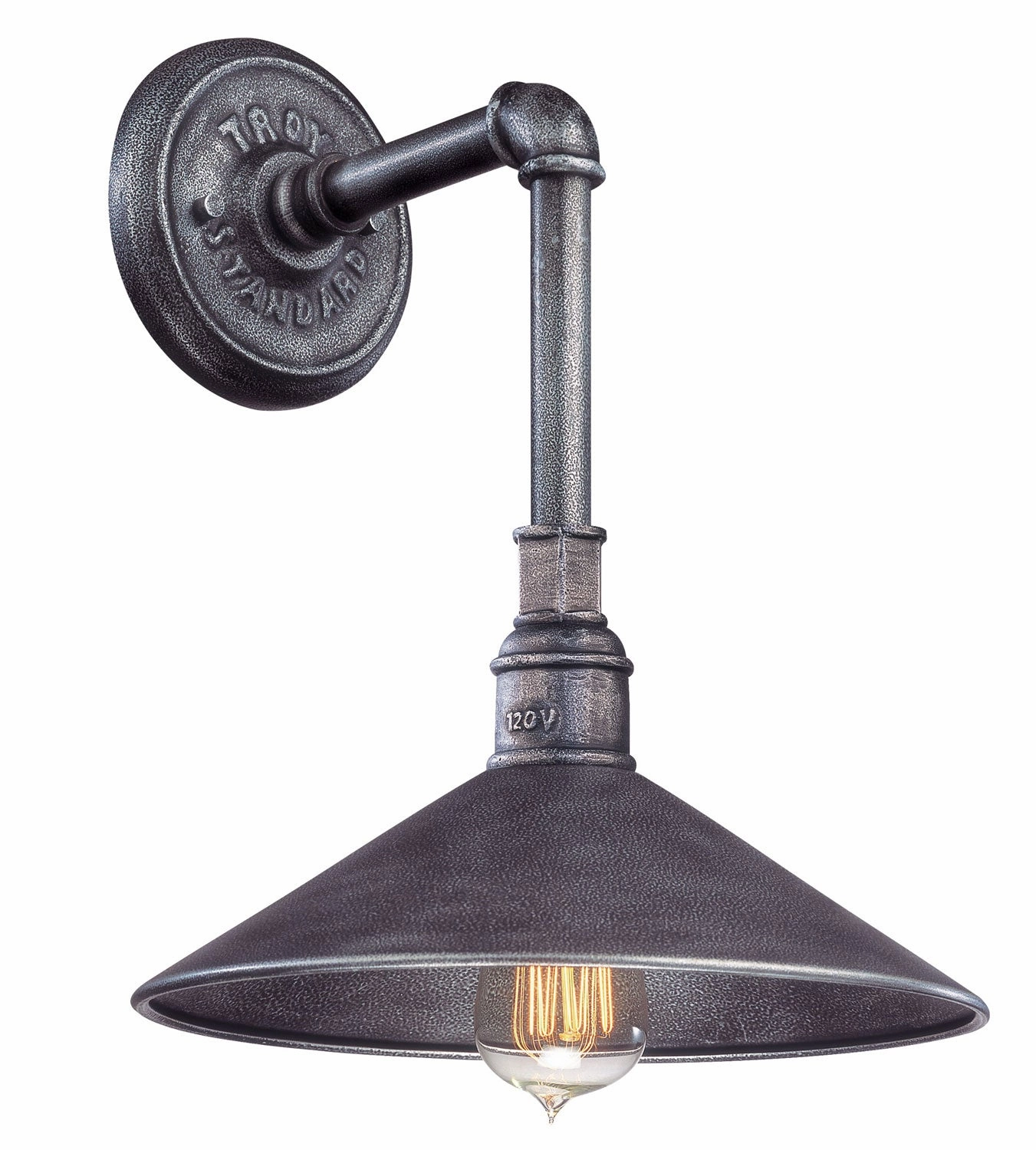 Toledo One Light Wall Lantern Old SilverOutdoor wall sconces with motion sensor