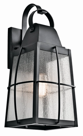 Tolerand One Light Outdoor Wall Mount Textured BlackOutdoor wall sconces with motion sensor