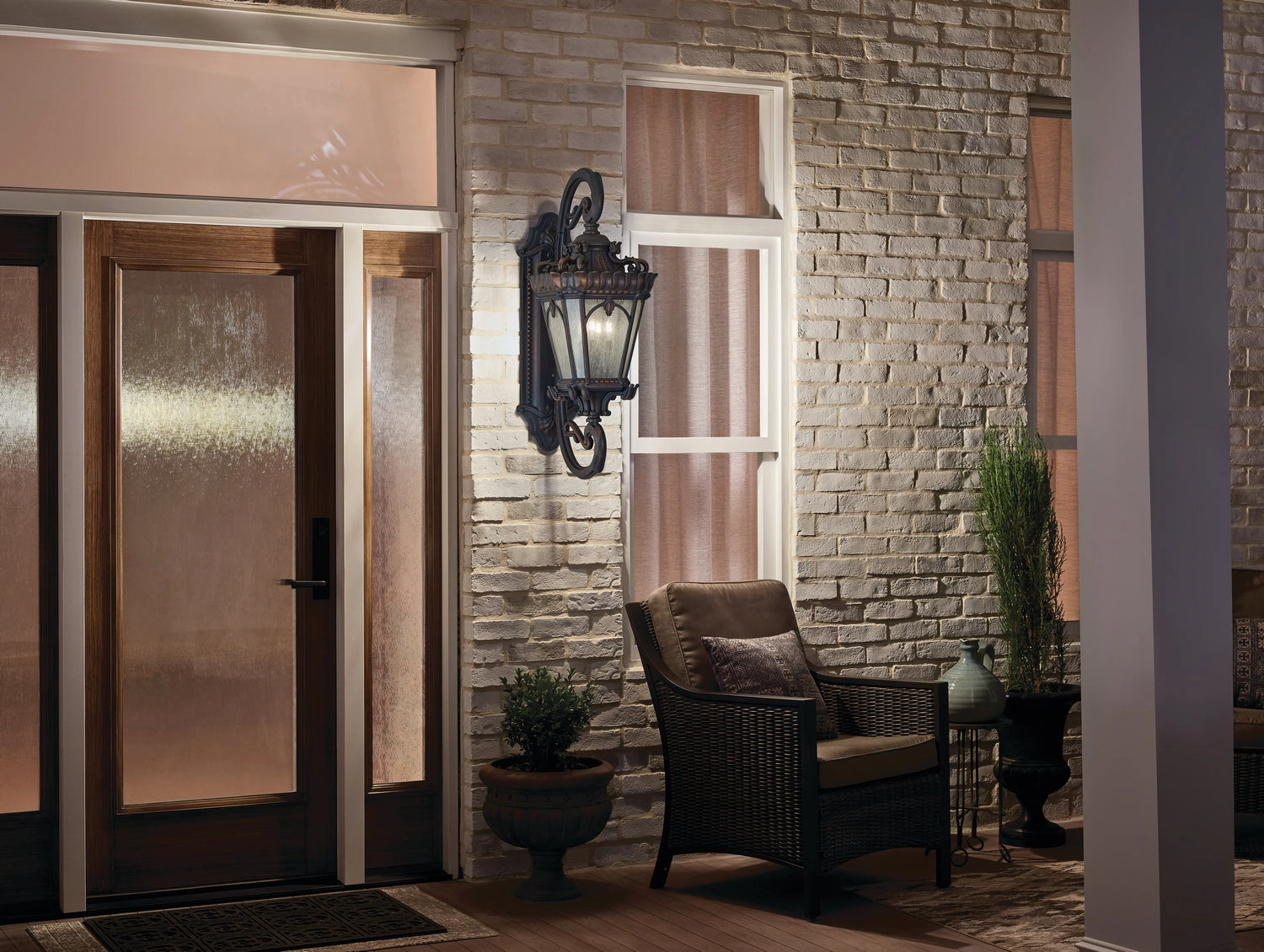 Tournai Four Light Outdoor Wall Mount Londonderry