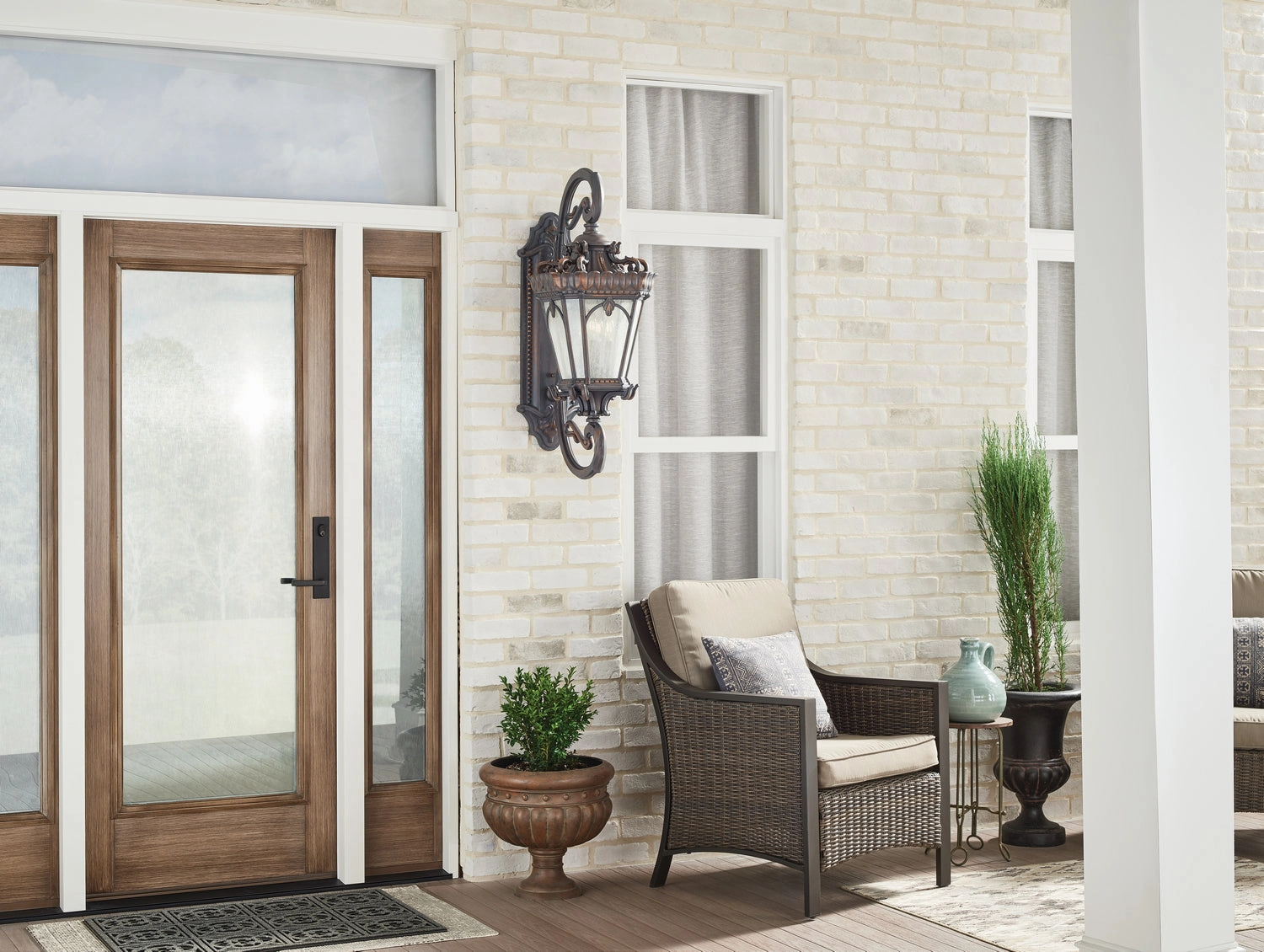 Tournai Four Light Outdoor Wall Mount Londonderry