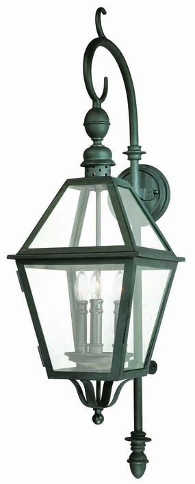 Townsend Three Light Wall Lantern Textured BlackOutdoor wall sconces with motion sensor
