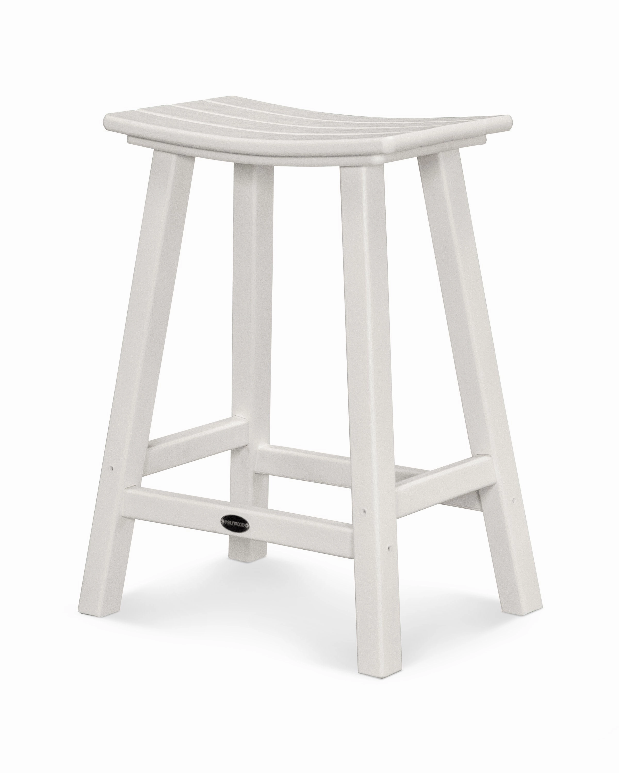 Traditional 24" Saddle Counter Stool
