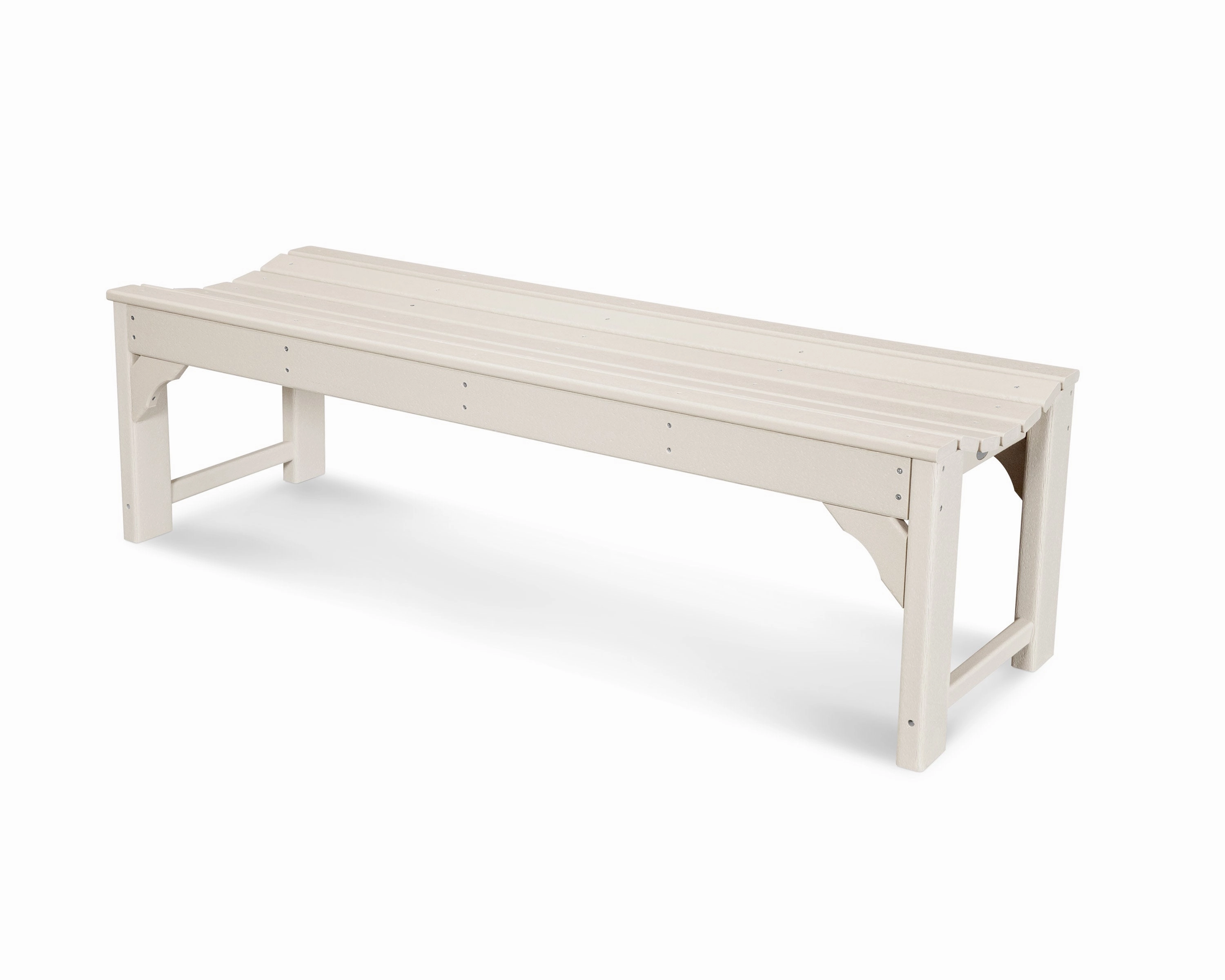 Traditional Garden 60" Backless Bench