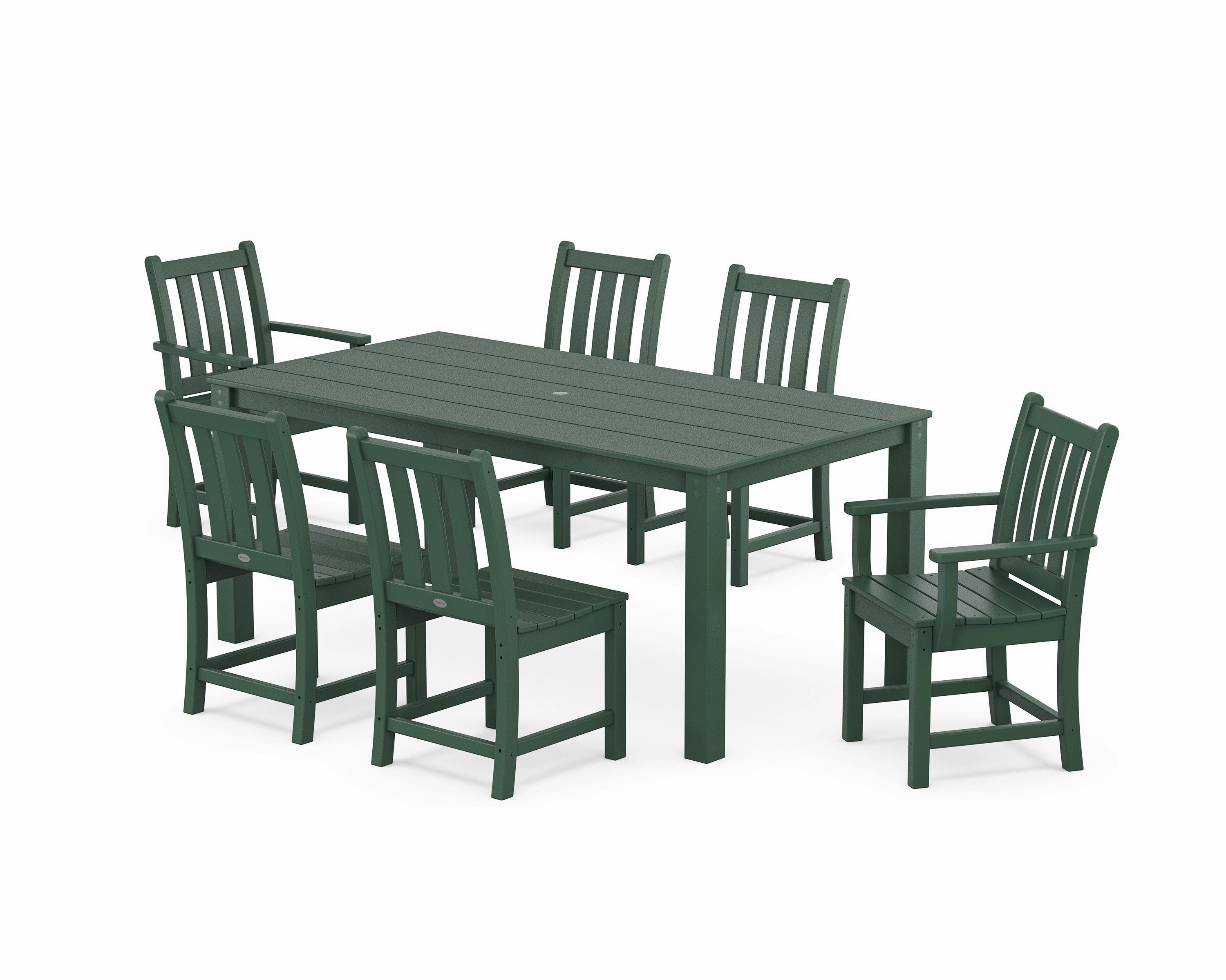 Traditional Garden 7-Piece Parsons Dining Set