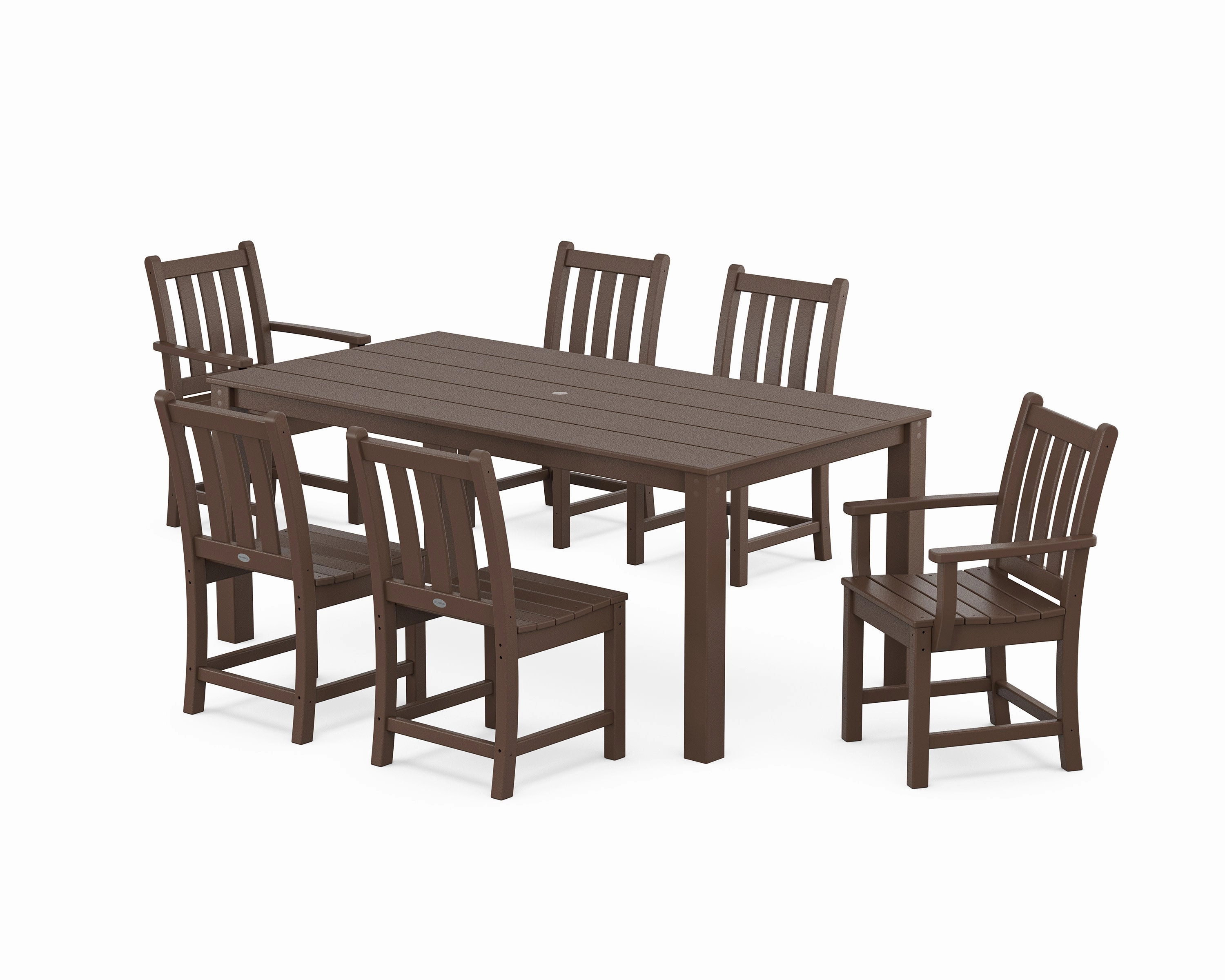 Traditional Garden 7-Piece Parsons Dining Set