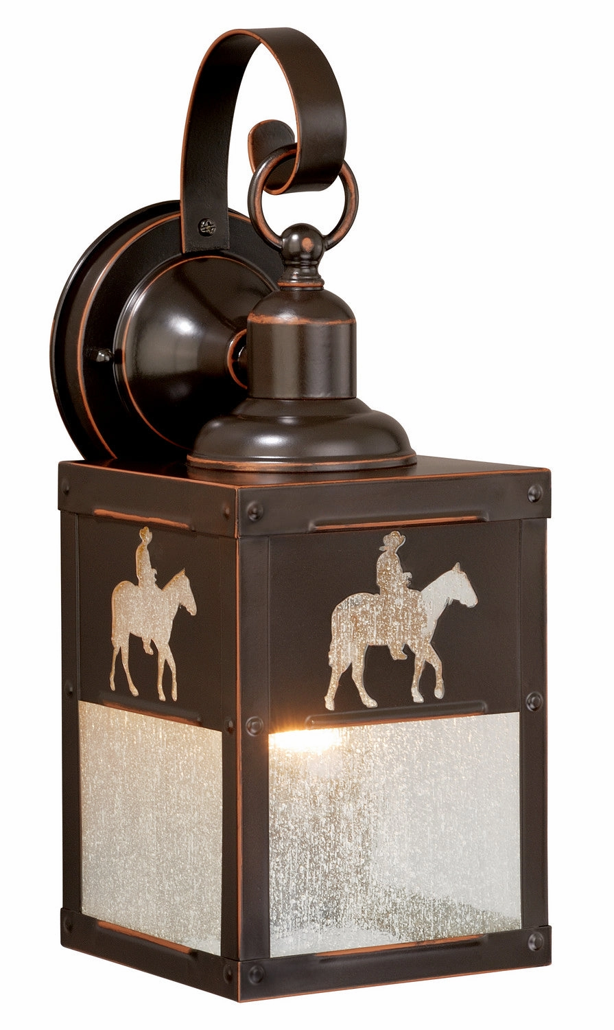 Trail One Light Outdoor Wall Mount Burnished BronzeOutdoor wall sconces with motion sensor