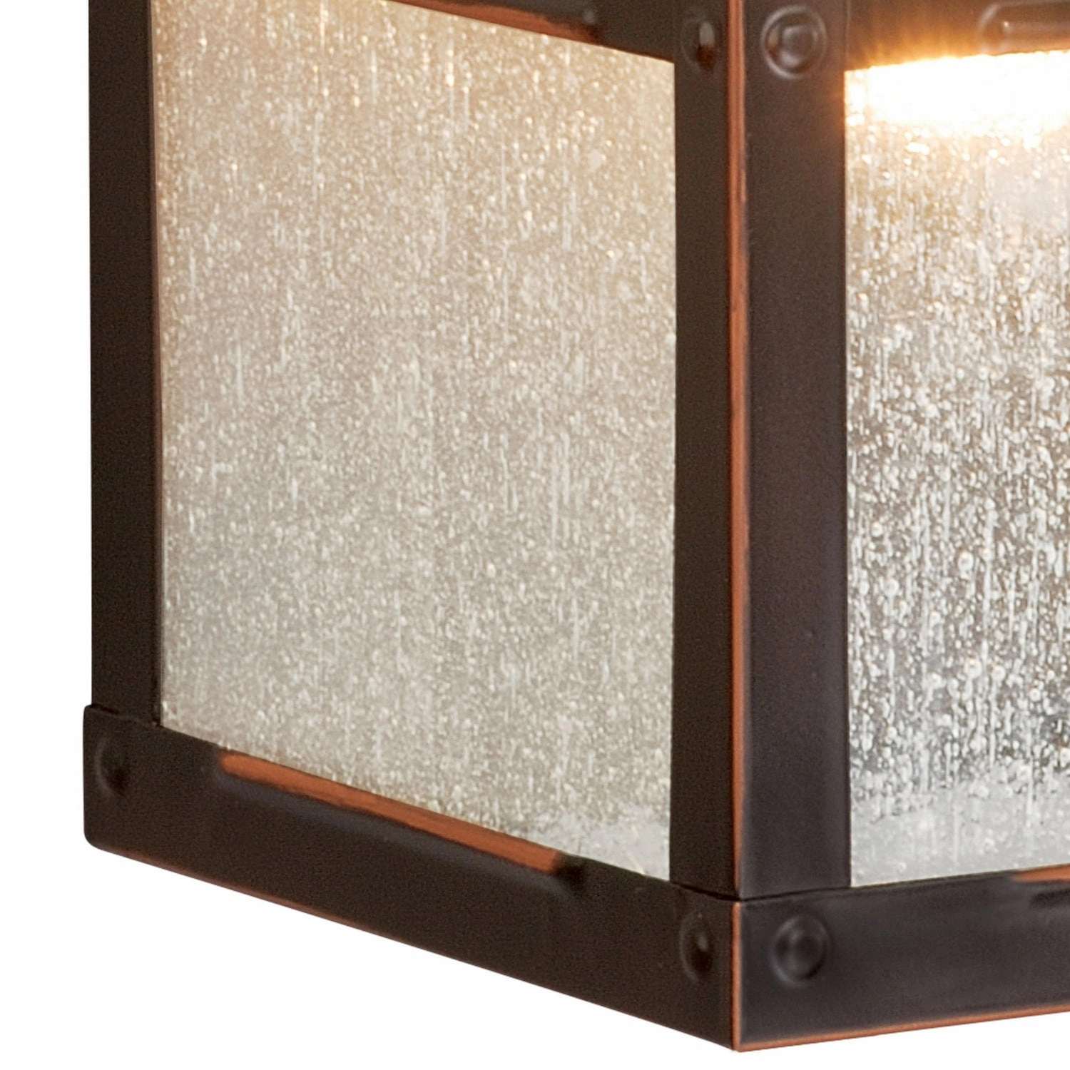 Trail One Light Outdoor Wall Mount Burnished Bronze