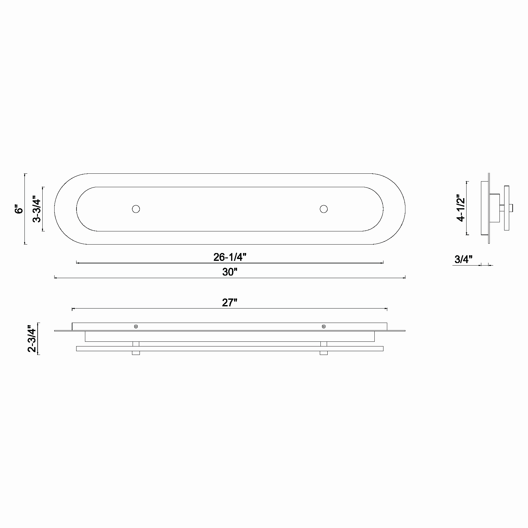 Tramore 30" Outdoor Wall Mount