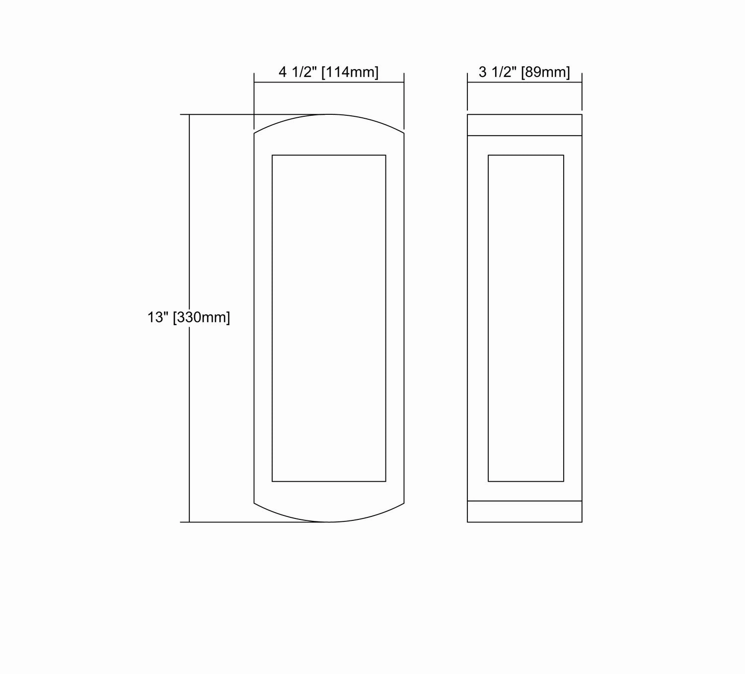 Trenton One Light Outdoor Wall Sconce Blackened Bronze