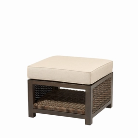 Trenton Woven Ottomanoutdoor ottoman footstool