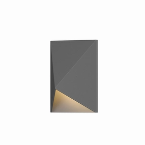 Triform Compact LED Wall Sconce Textured GrayOutdoor wall sconces with motion sensor