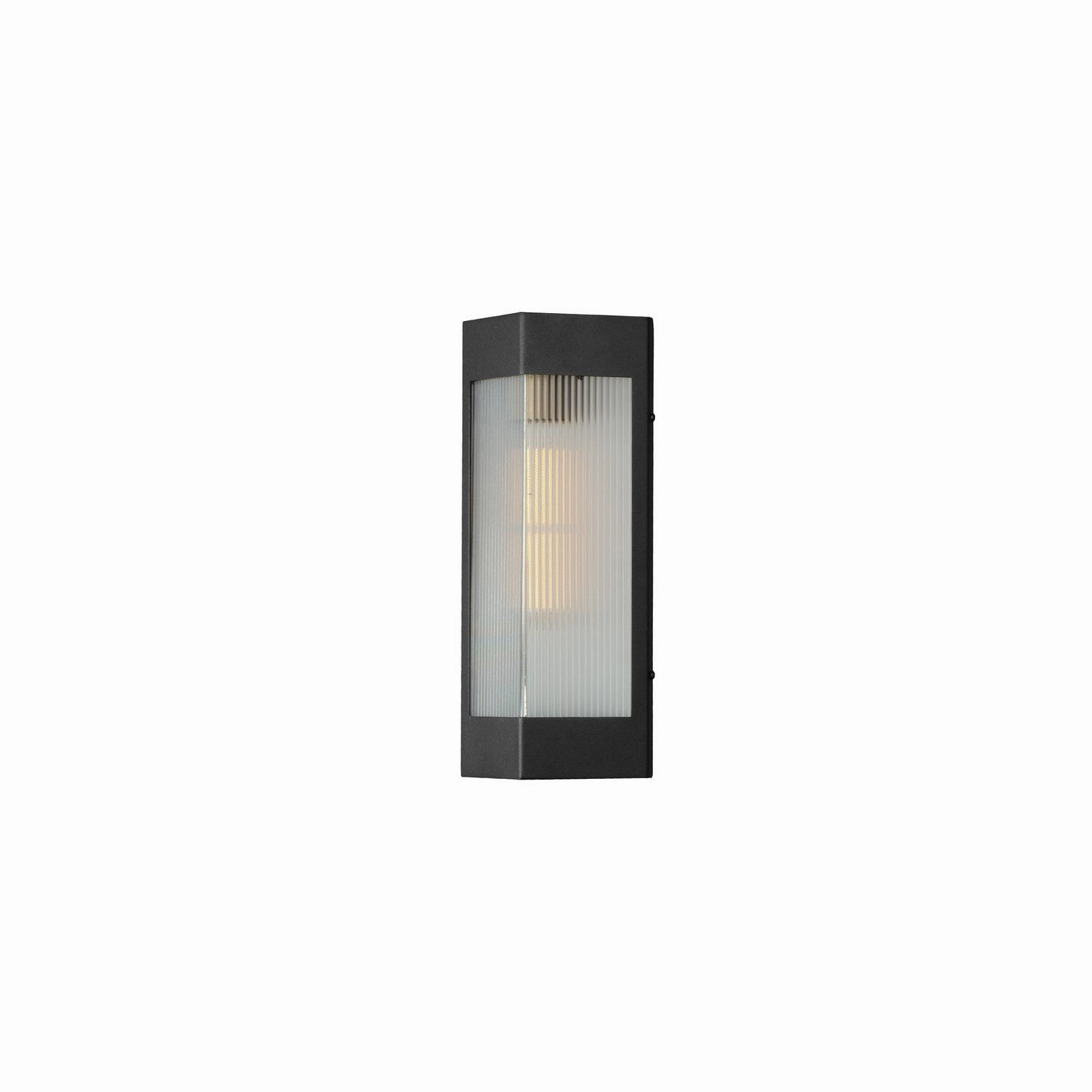 Triform One Light Outdoor Wall Sconce Black / Antique BrassOutdoor wall sconces with motion sensor