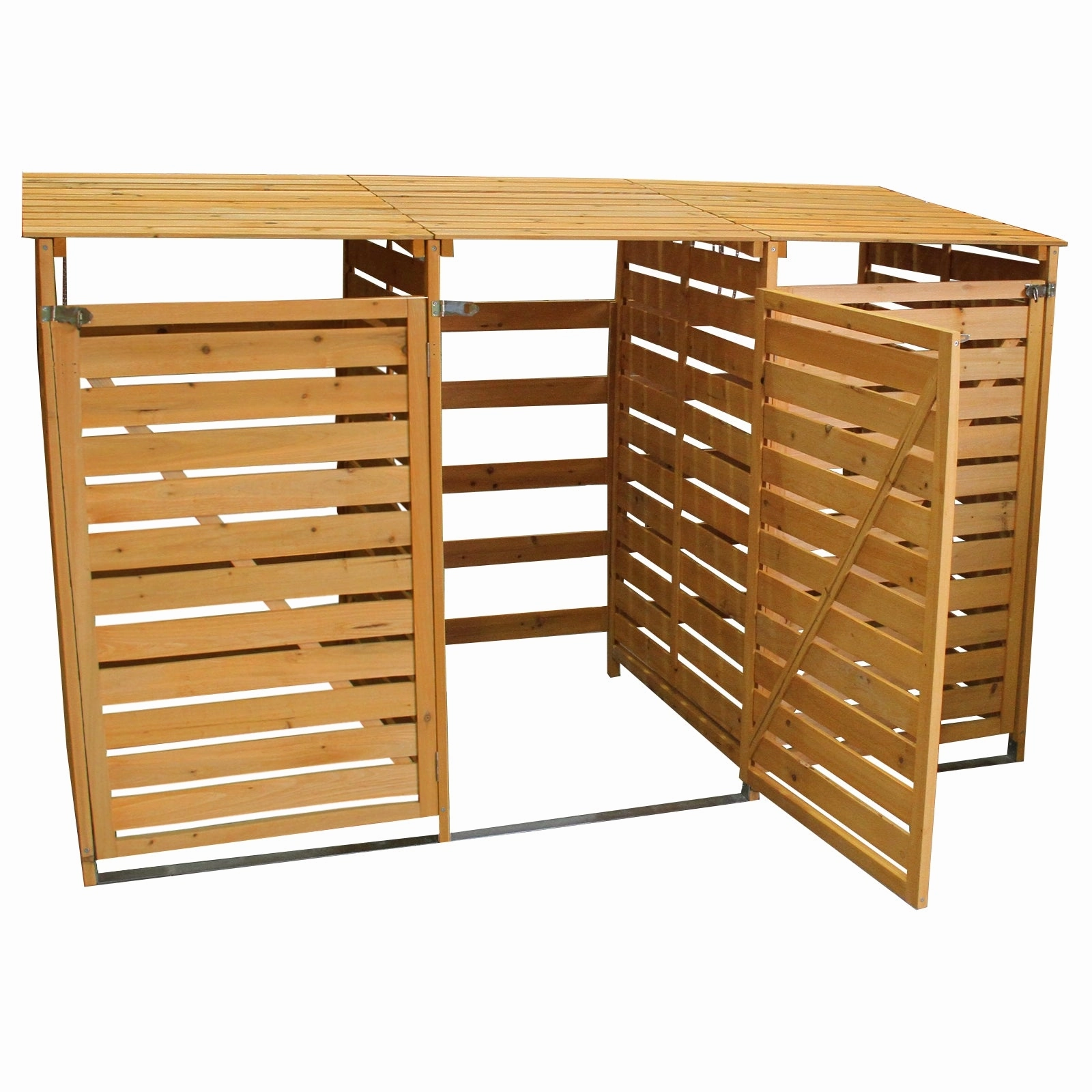 Triple Wheelie Bin Storage