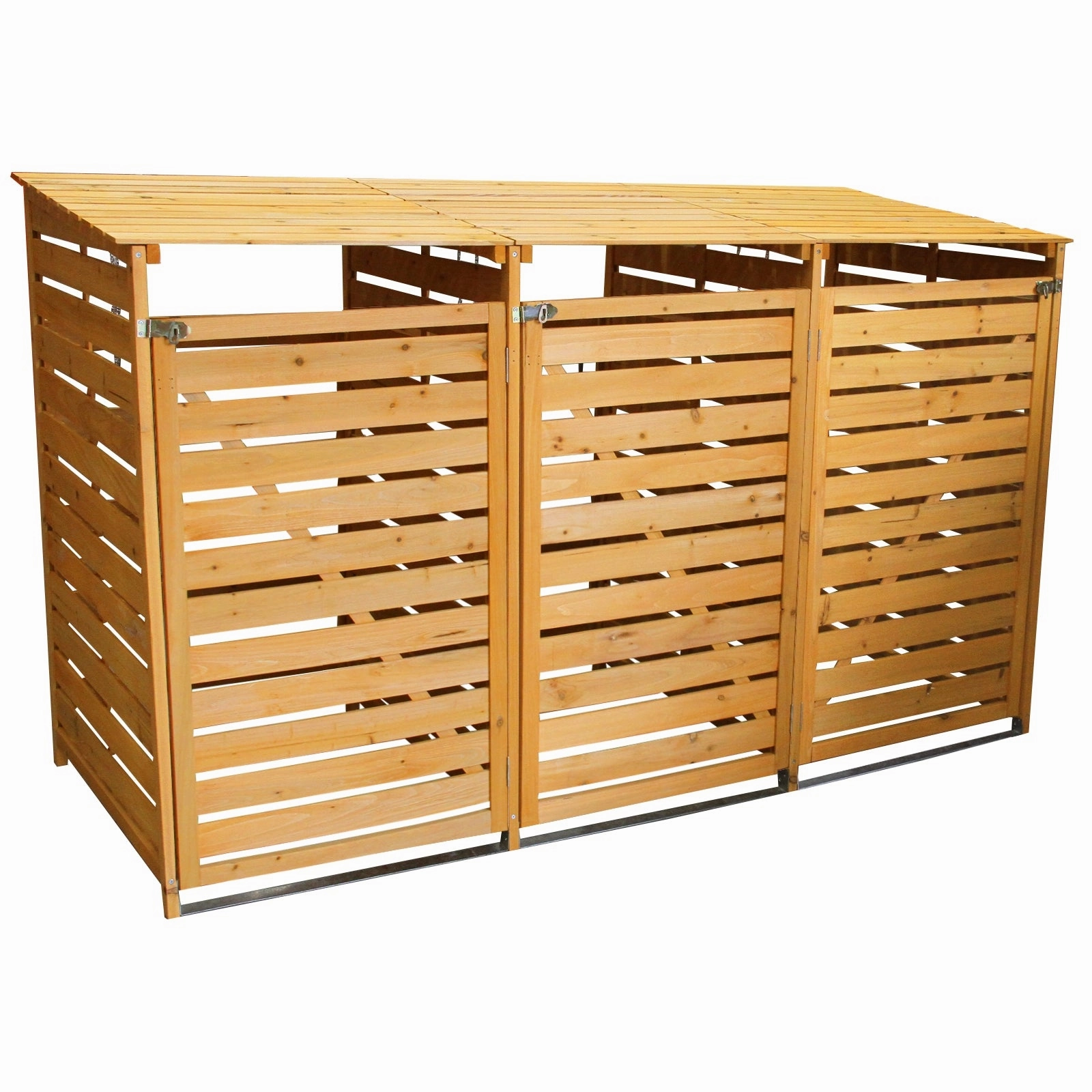 Triple Wheelie Bin Storage