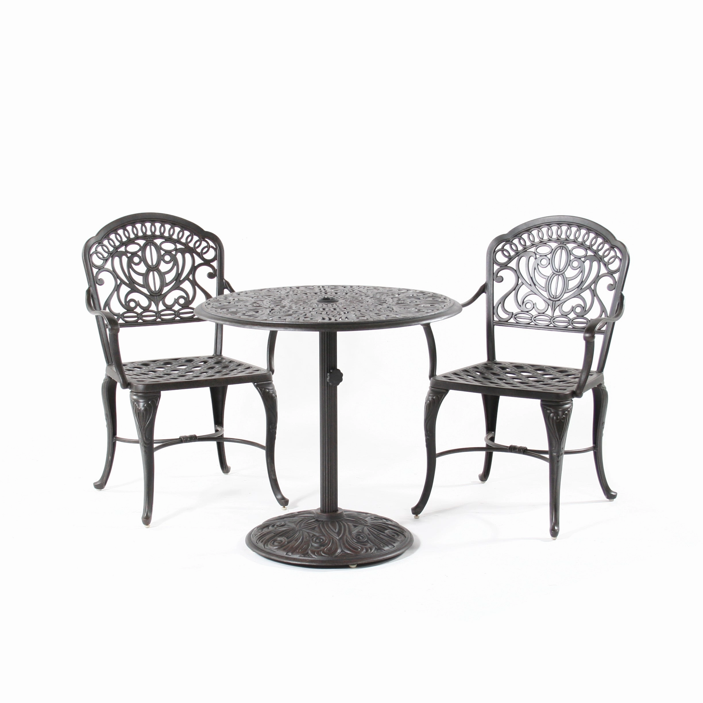 Tuscany Bistro Setcast aluminum patio dining set