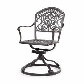 Tuscany Dining Swivel Rockeroutdoor dining chair with armrests