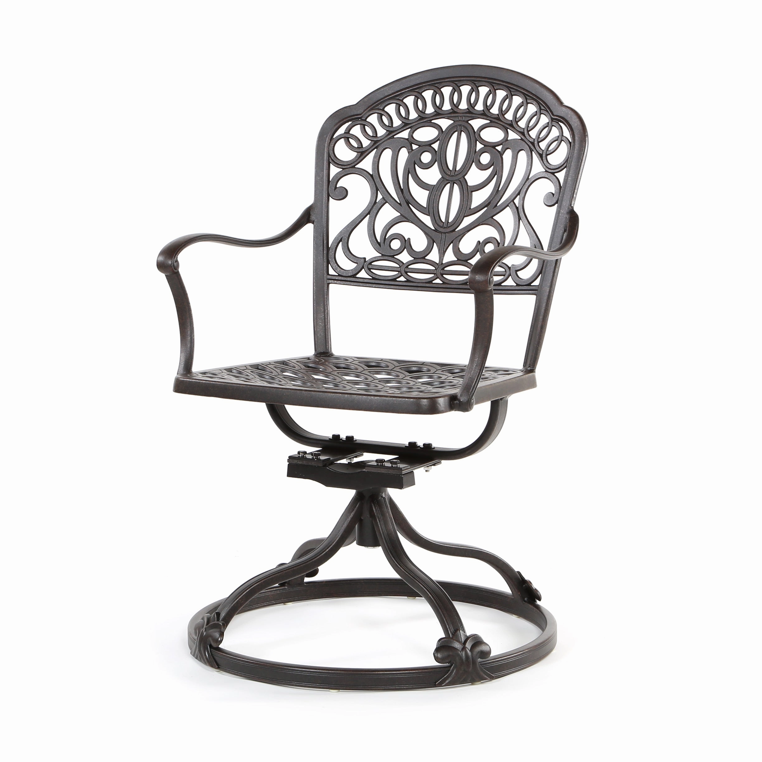 Tuscany Dining Swivel Rockeroutdoor dining chair with armrests