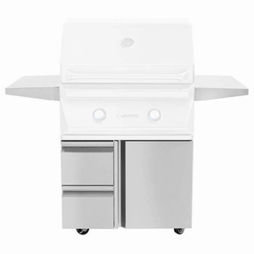 Twin Eagles 30-inch Grill Base with Storage Drawers and Single Door TEGB30SD-BStainless steel BBQ tool set