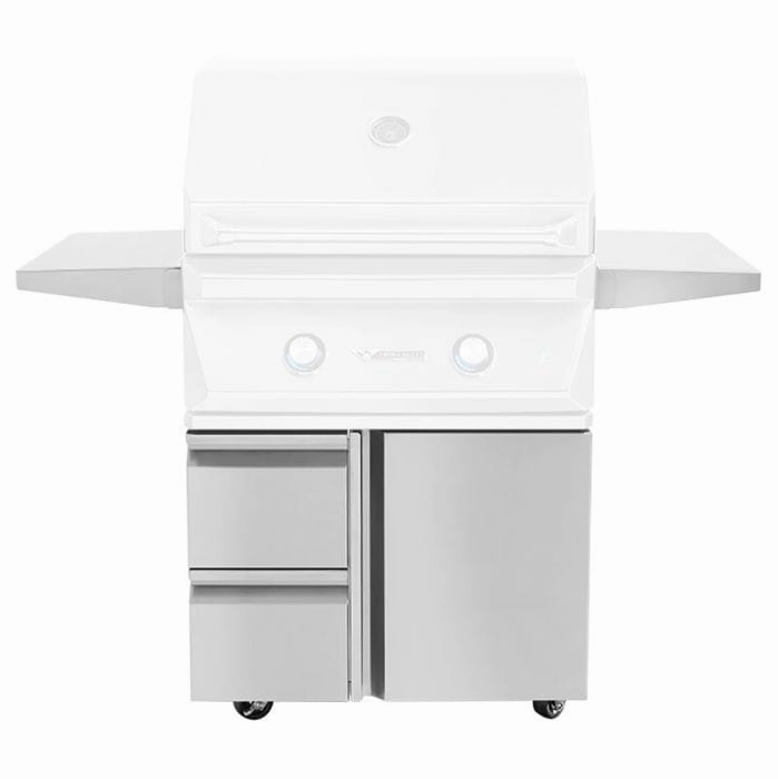 Twin Eagles 36-inch Grill Base with Storage Drawers and Single Door TEGB36SD-BStainless steel BBQ tool set