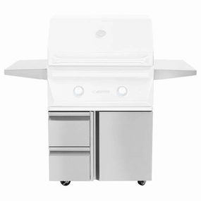 Twin Eagles 36-inch Grill Base with Storage Drawers and Single Door TEGB36SD-BStainless steel BBQ tool set