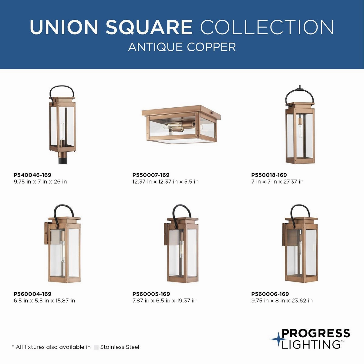 Union Square 2-Light Outdoor Flush Mount