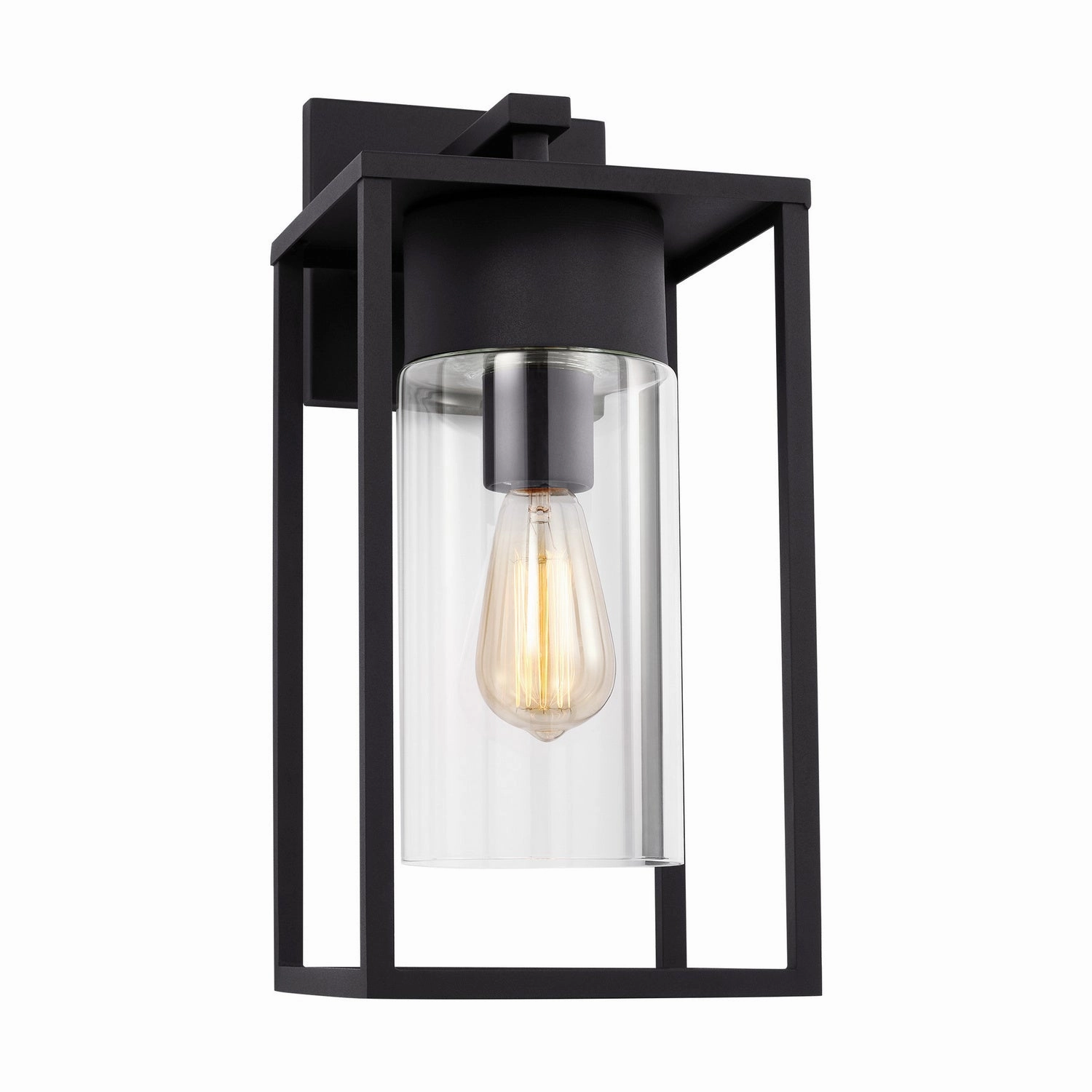Vado One Light Outdoor Wall Lantern Black