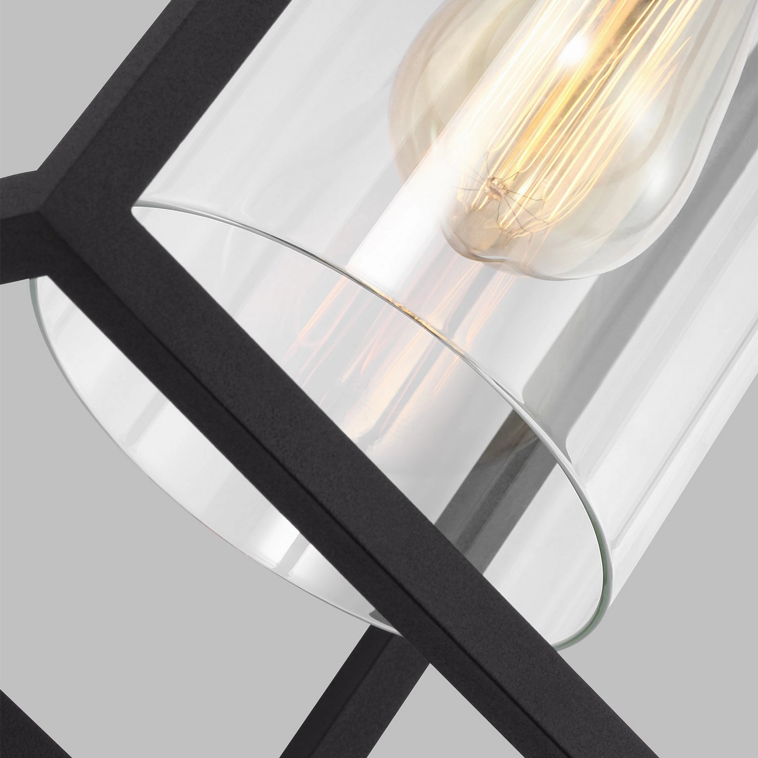 Vado One Light Outdoor Wall Lantern Black