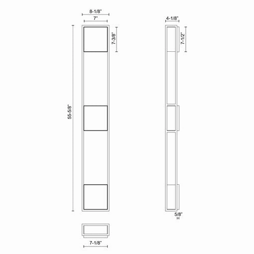 Vail 55" Exterior Wall
