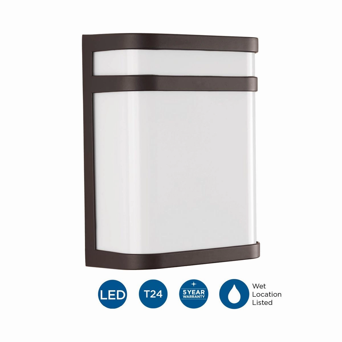 Valera Led LED Wall Lantern Architectural Bronze