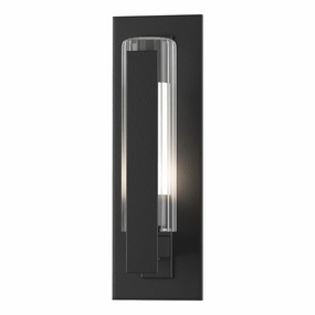 Vertical Bar One Light Outdoor Wall Sconce Coastal BlackOutdoor wall sconces with motion sensor