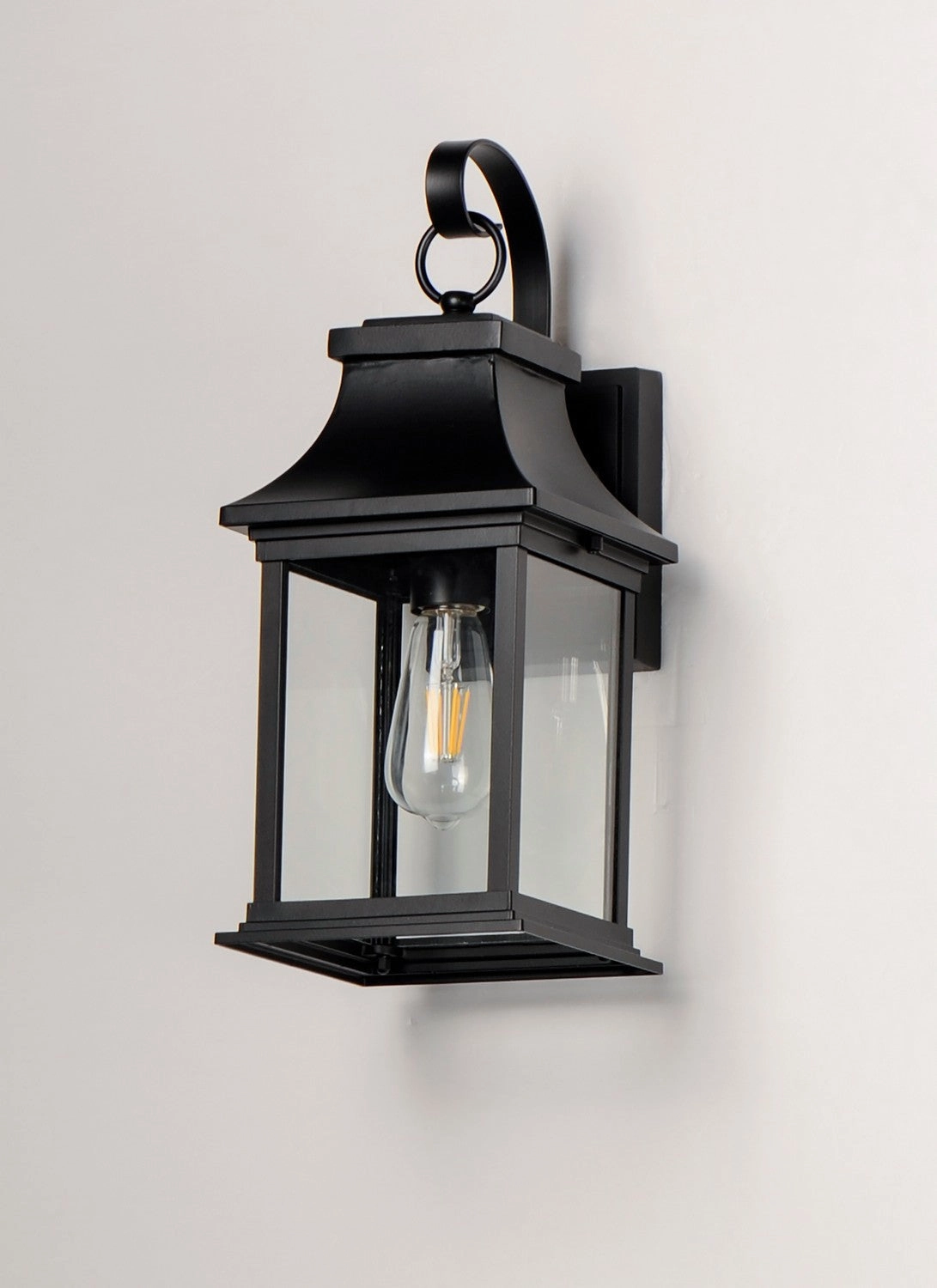 Vicksburg One Light Outdoor Wall Lantern Black