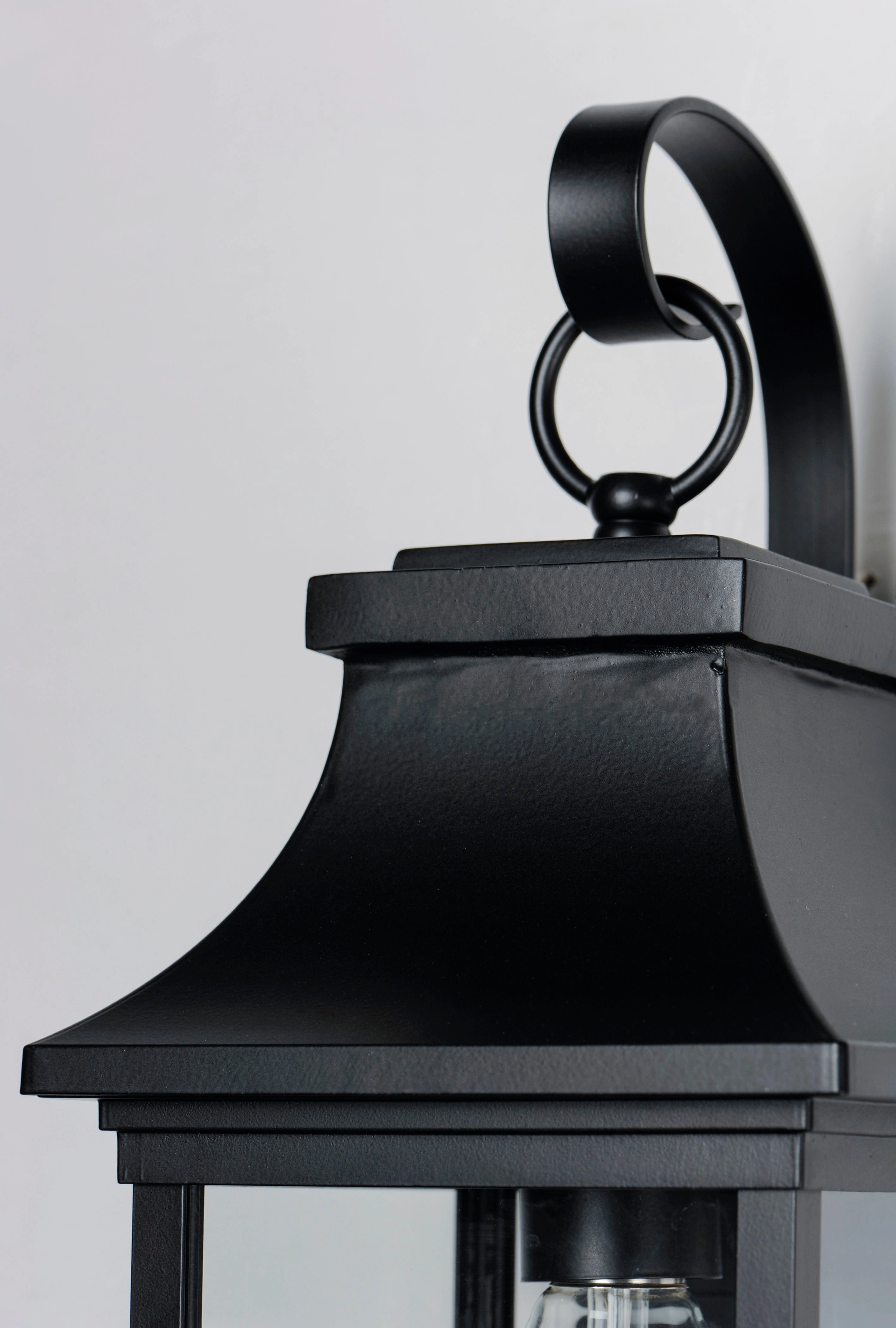 Vicksburg One Light Outdoor Wall Lantern Black
