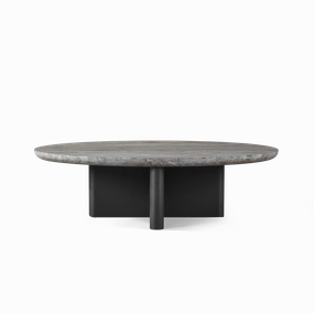 Victoria Aluminum Oval Stone Coffee Tableoutdoor coffee table for patio or lounge