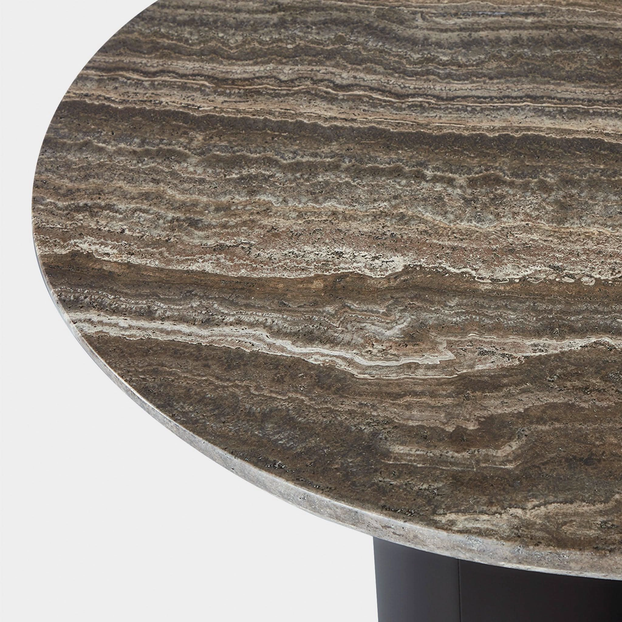 Victoria Aluminum Round Side Table
