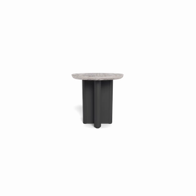 Victoria Aluminum Round Side Tableoutdoor side table for patio furniture
