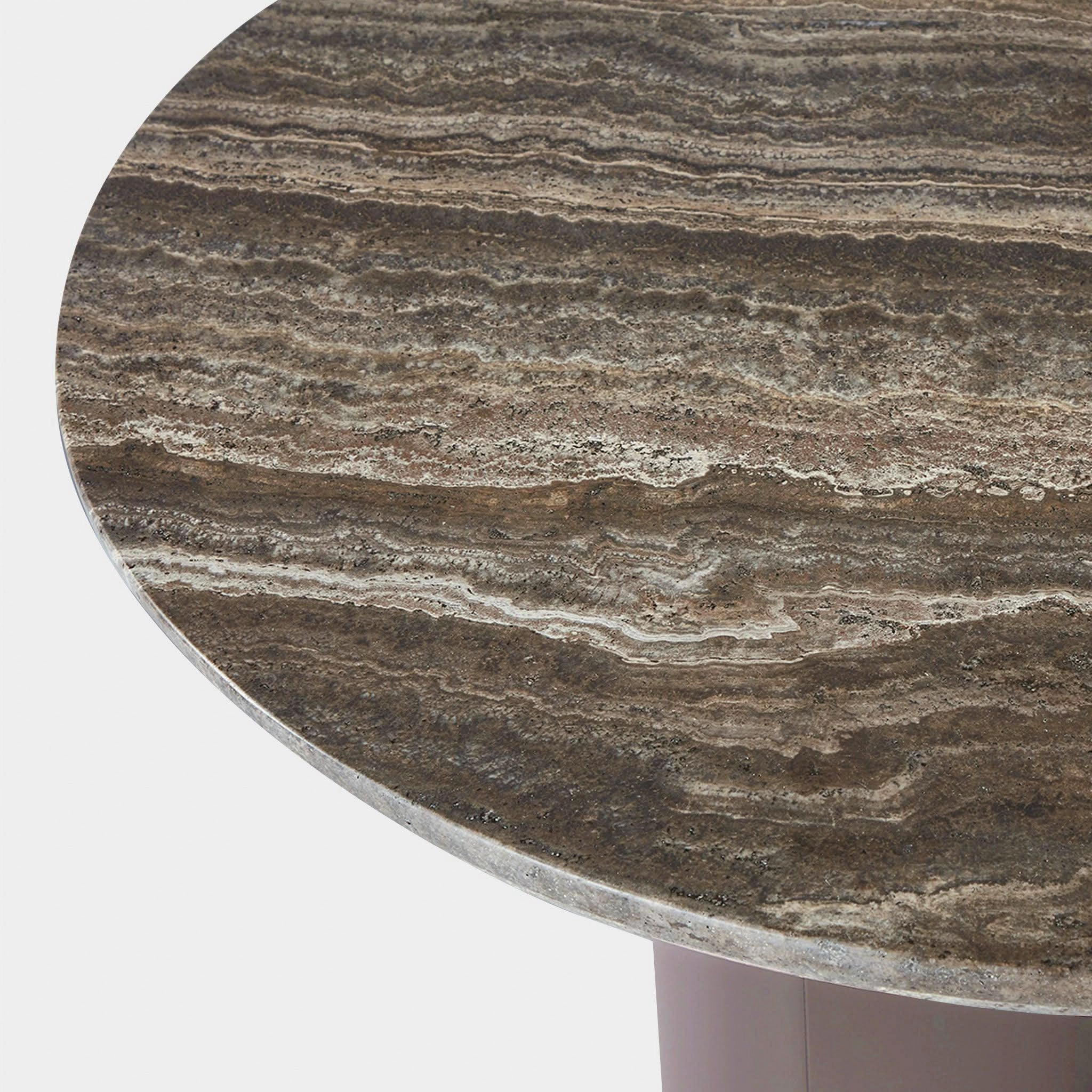 Victoria Aluminum Round Side Table