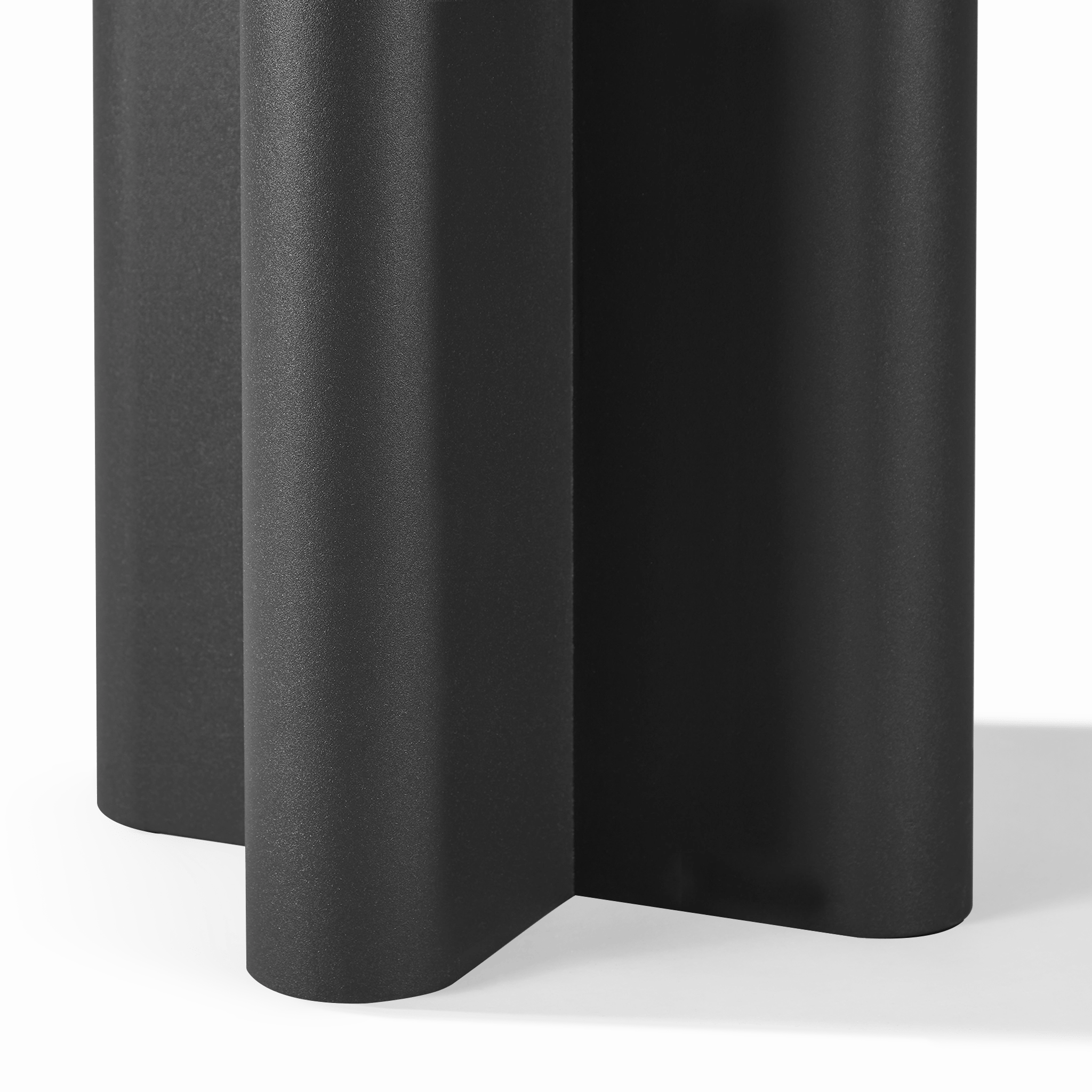 Victoria Aluminum Round Slatted Side Table