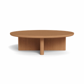 Victoria Teak Round Slatted Coffee Tableoutdoor coffee table for patio or lounge