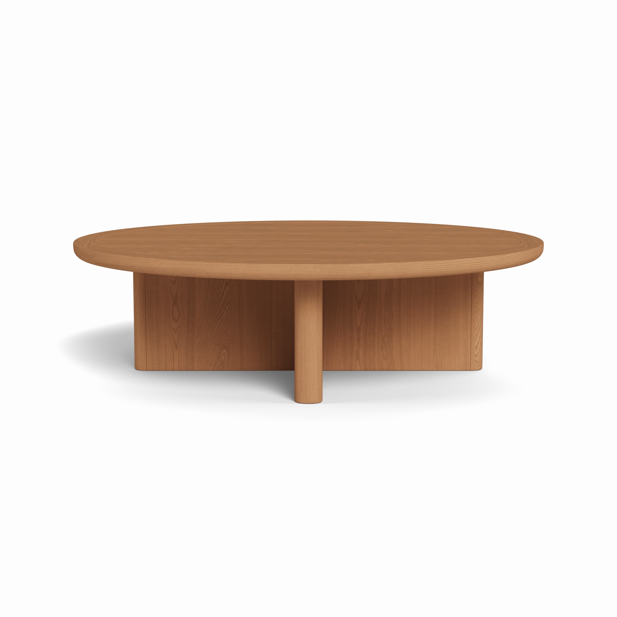 Victoria Teak Round Slatted Coffee Tableoutdoor coffee table for patio or lounge