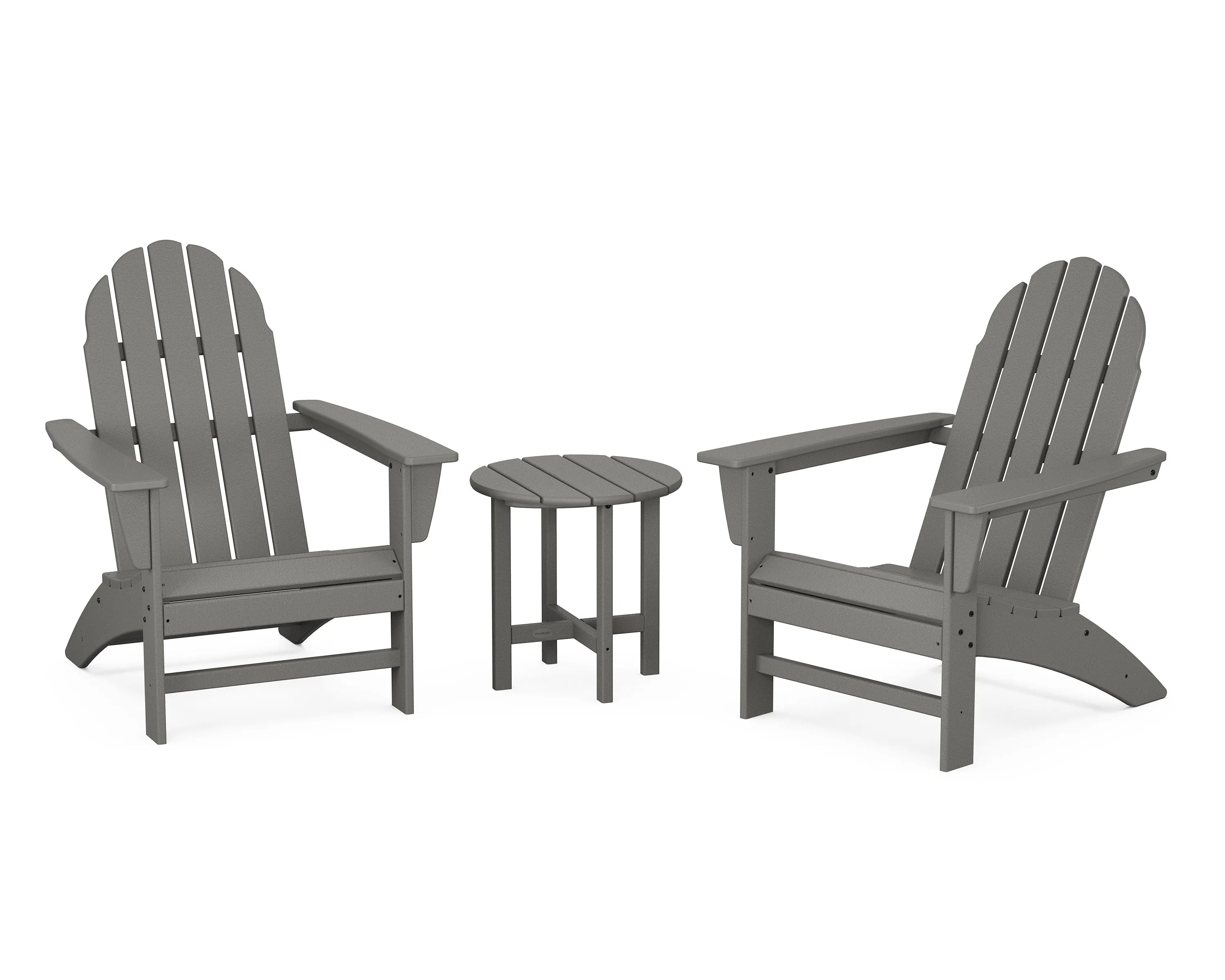 Vineyard 3-Piece Adirondack Setoutdoor patio dining furniture set