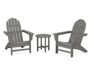 Vineyard 3-Piece Adirondack Setoutdoor patio dining furniture set