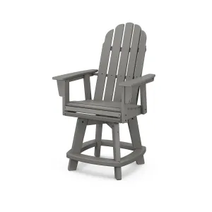 Vineyard Curveback Adirondack Swivel Counter Chairoutdoor patio dining furniture set