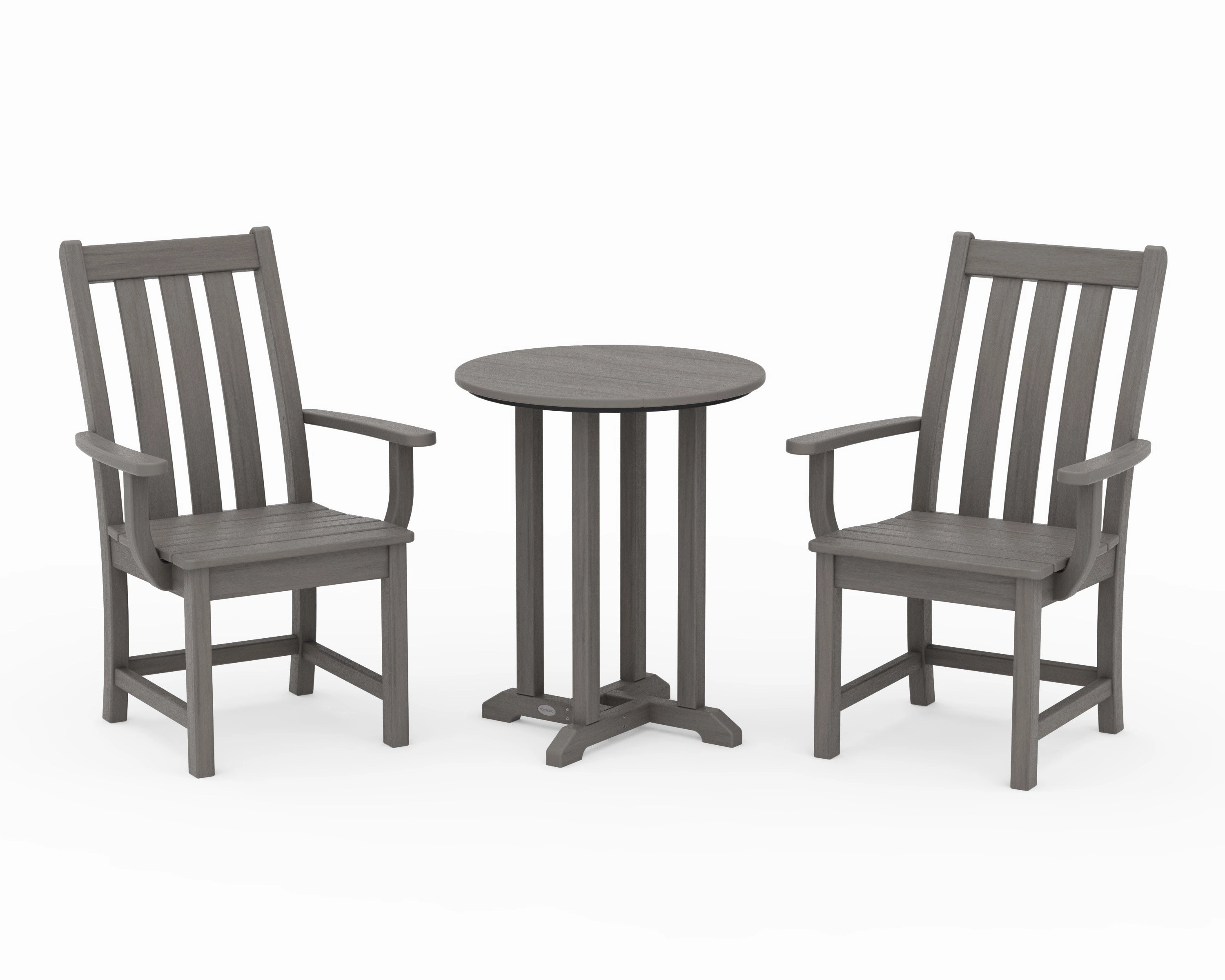 Vineyard 3-Piece Round Bistro Dining Set