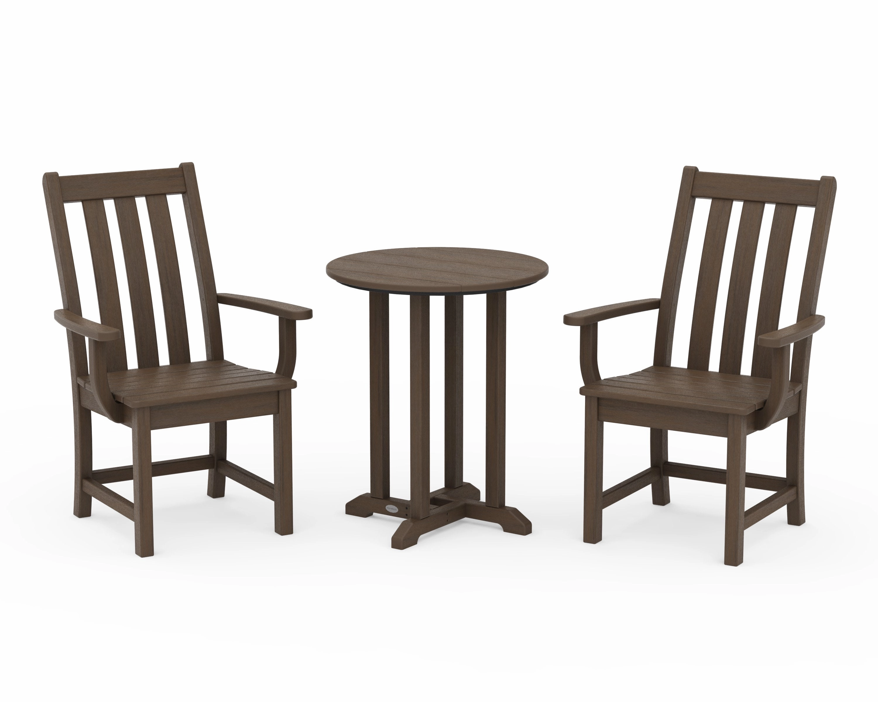 Vineyard 3-Piece Round Bistro Dining Set