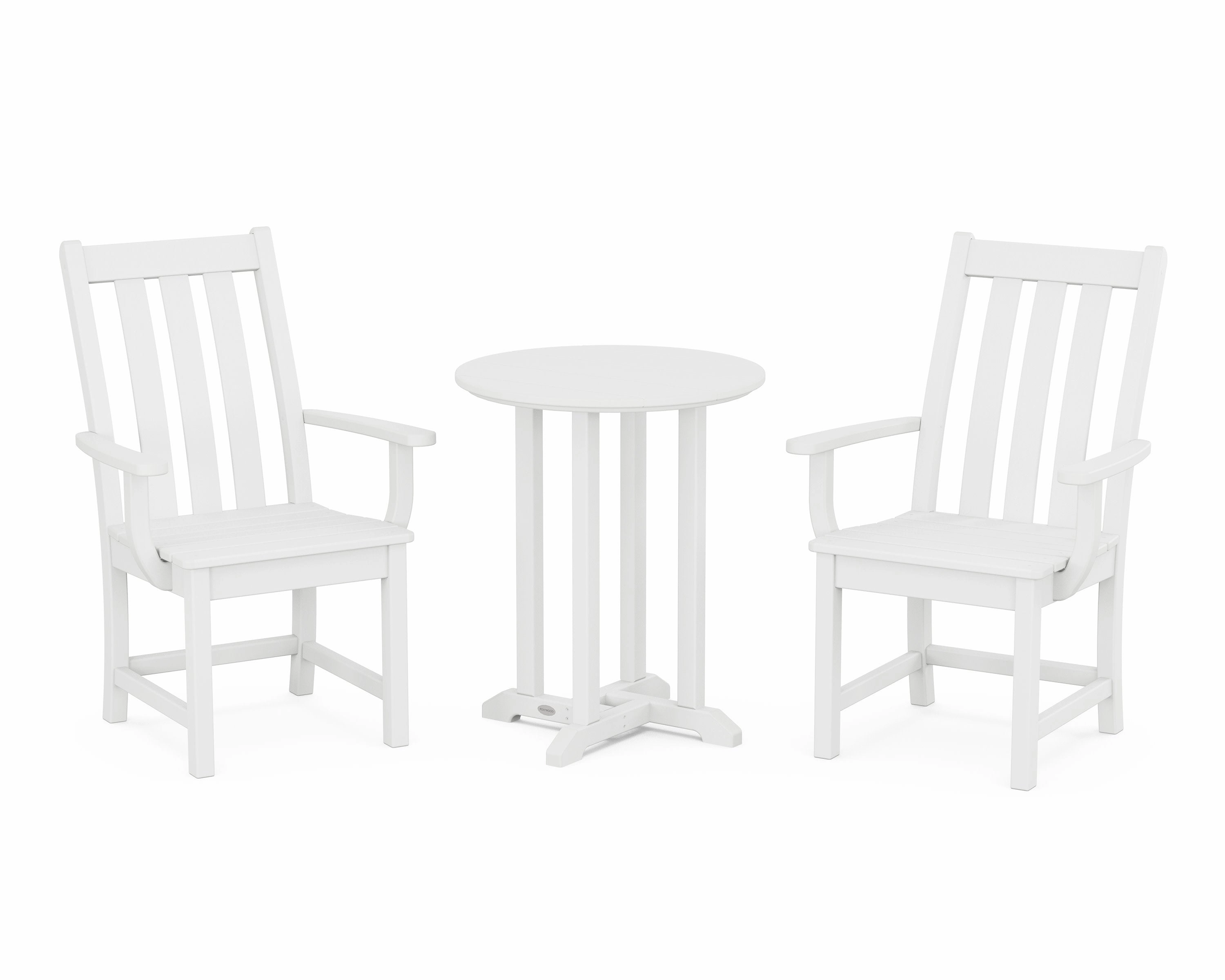 Vineyard 3-Piece Round Bistro Dining Set