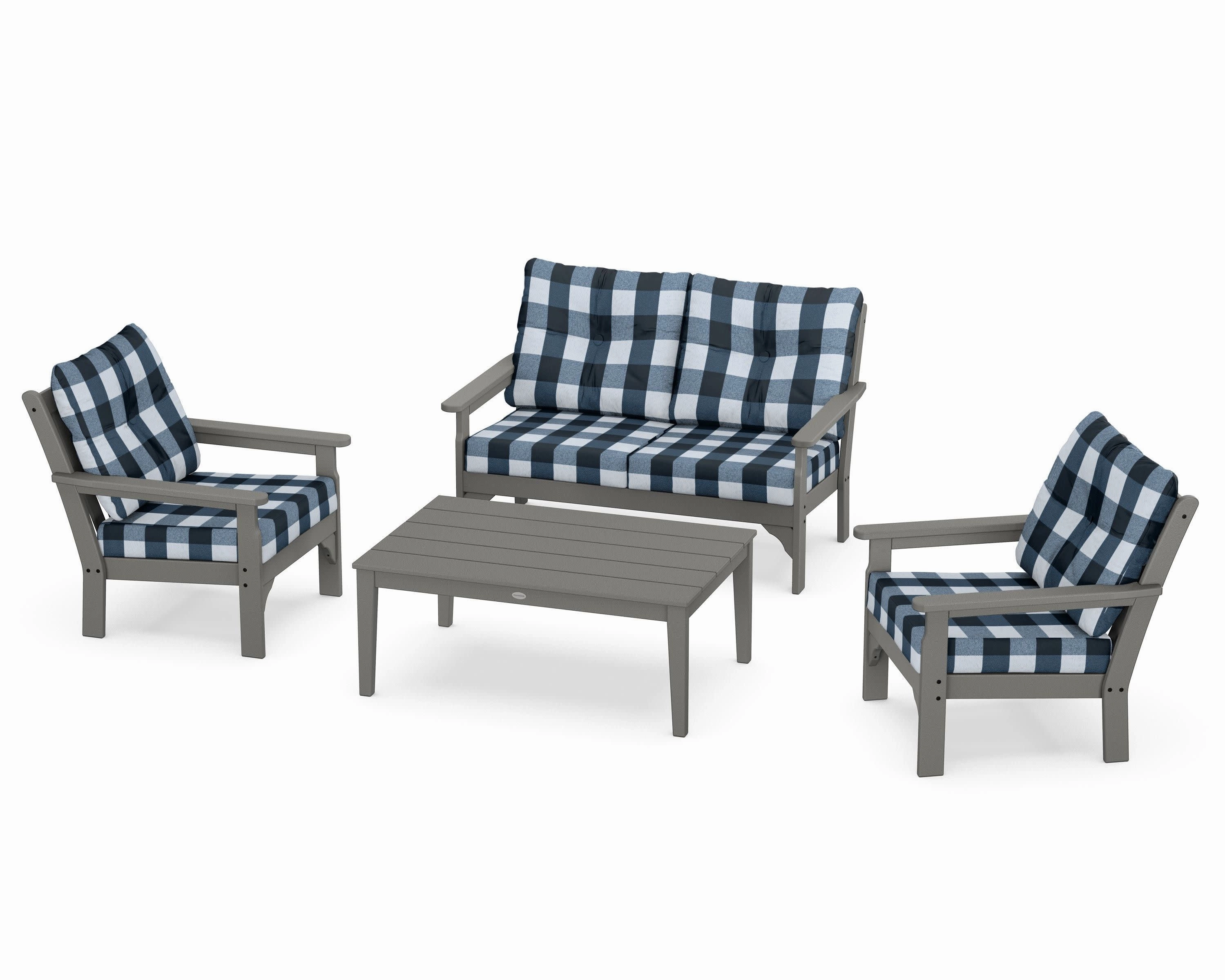 Vineyard 4-Piece Deep Seating Set