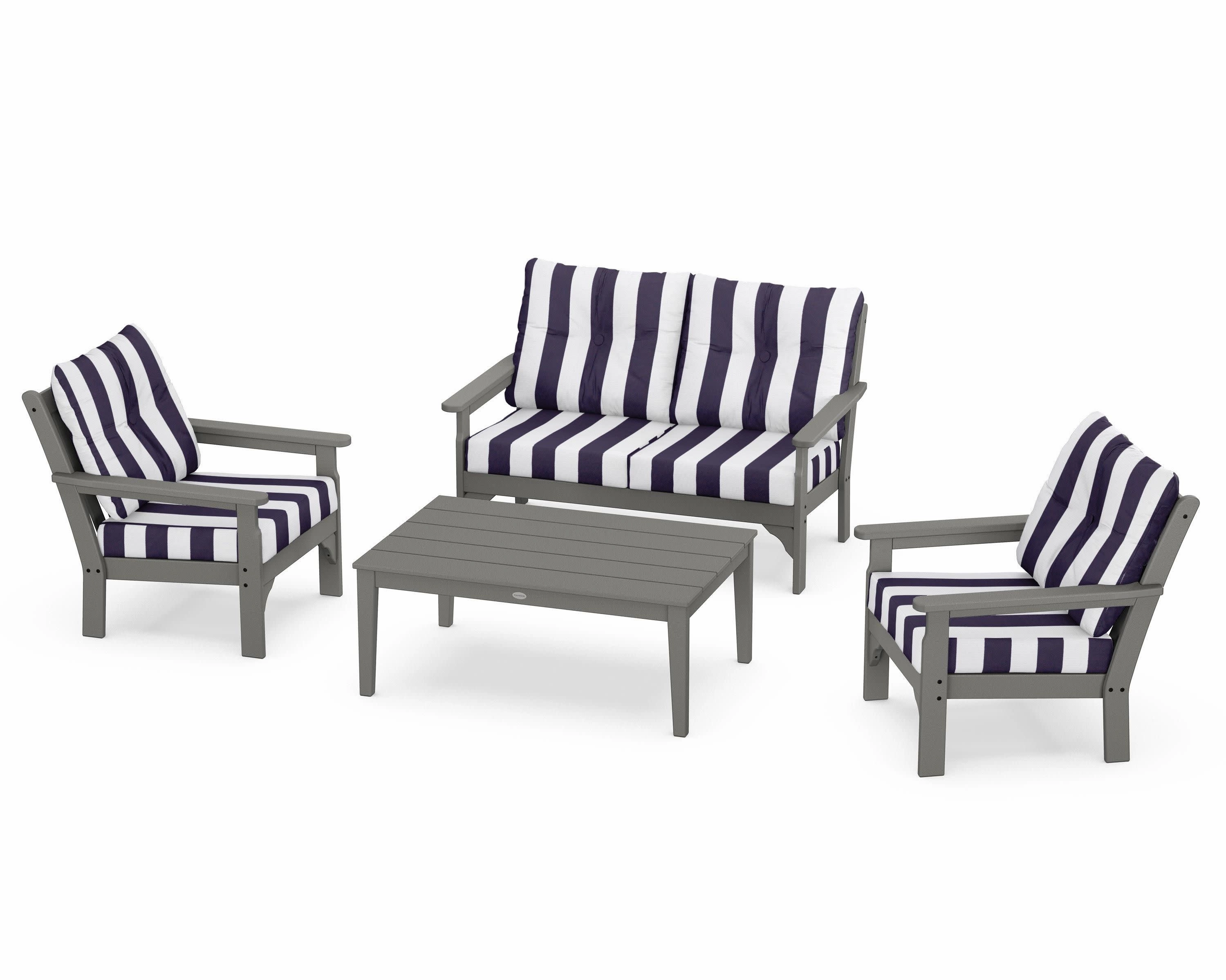 Vineyard 4-Piece Deep Seating Set