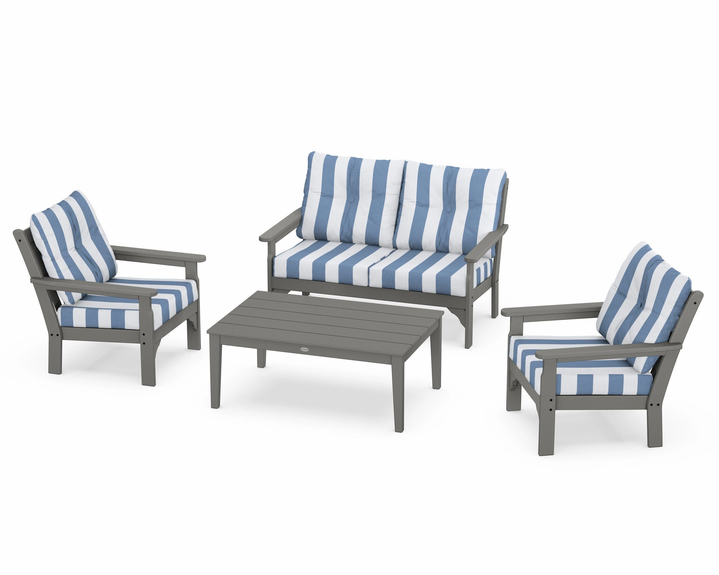 Vineyard 4-Piece Deep Seating Set